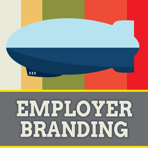 Blimp with text Employer Branding