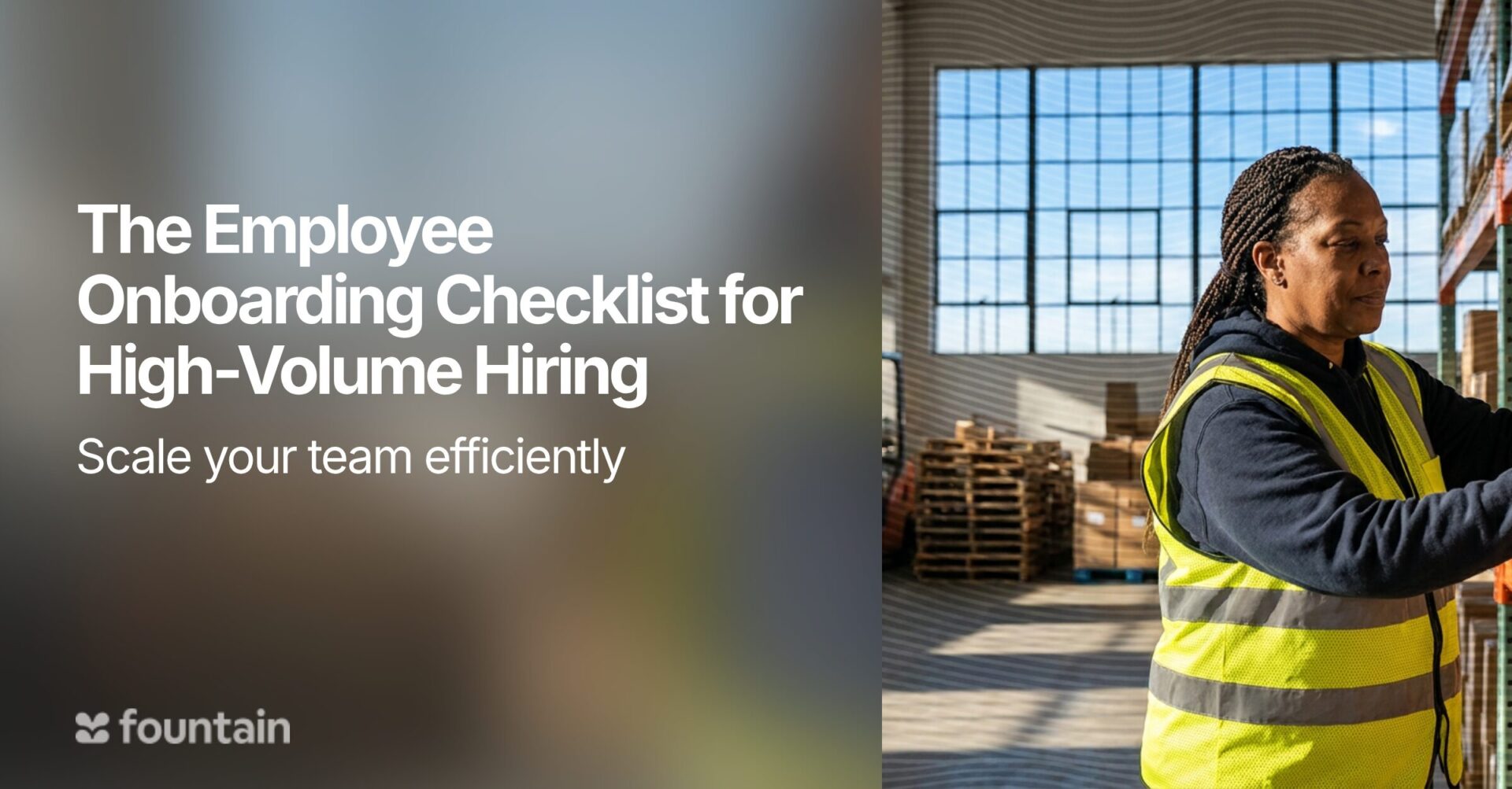 Employee onboarding checklist for high-volume hiring and workforce scaling