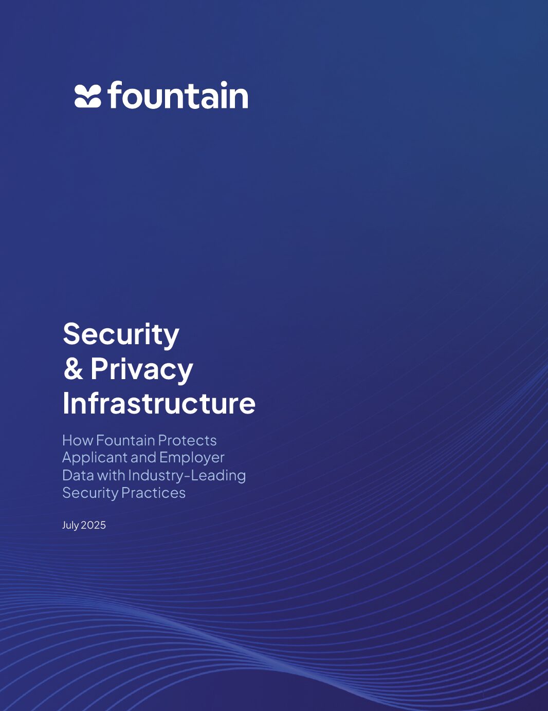 Fountain Security & Privacy Infrastructure White Paper Cover – July 2025