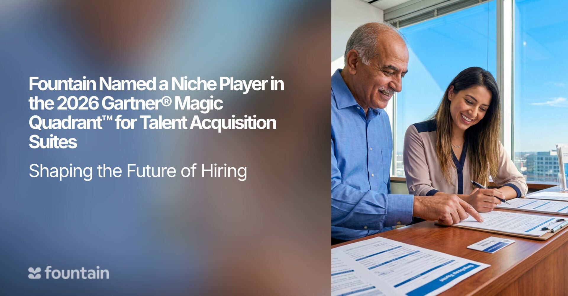 Fountain Named a Niche Player in the 2026 Gartner® Magic Quadrant™ for Talent Acquisition Suites